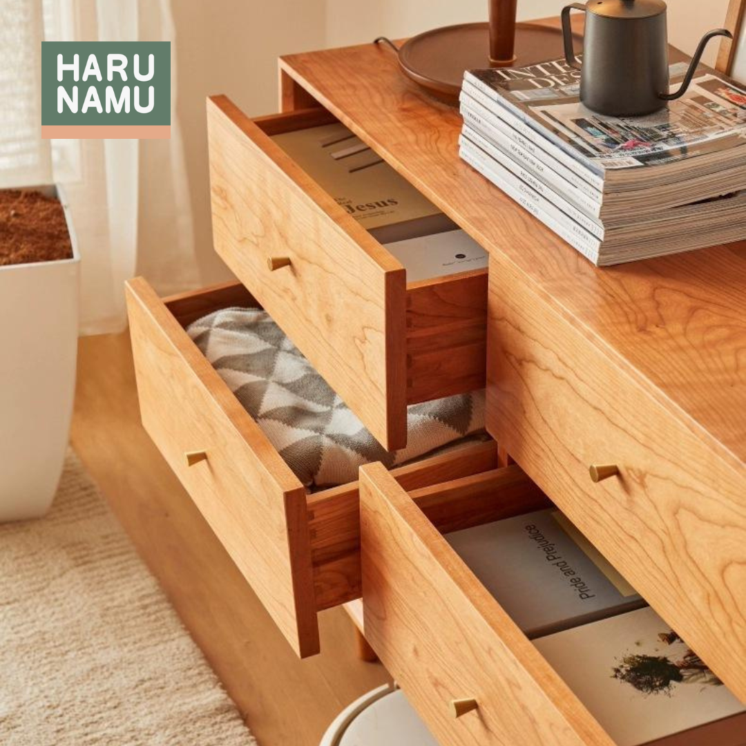 NAMERAKANA Solid Wood Chest Drawer