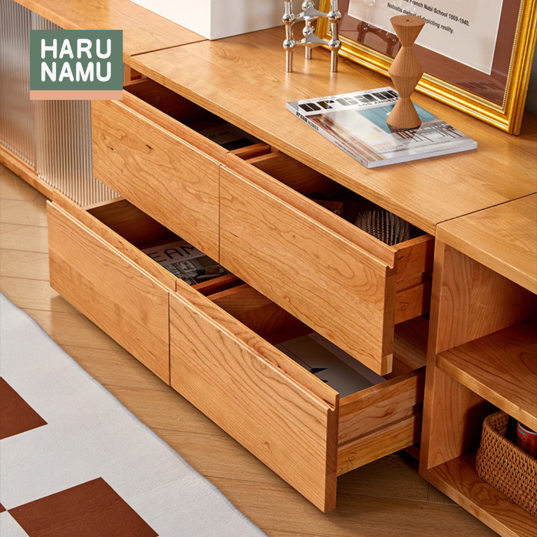 TAMENTEKI Solid Wood Modular Storage Cabinet