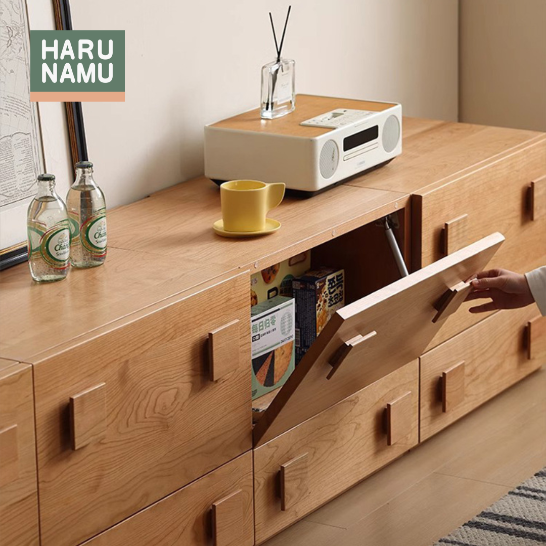 YAWAKO Solid Wood Modular Cabinet