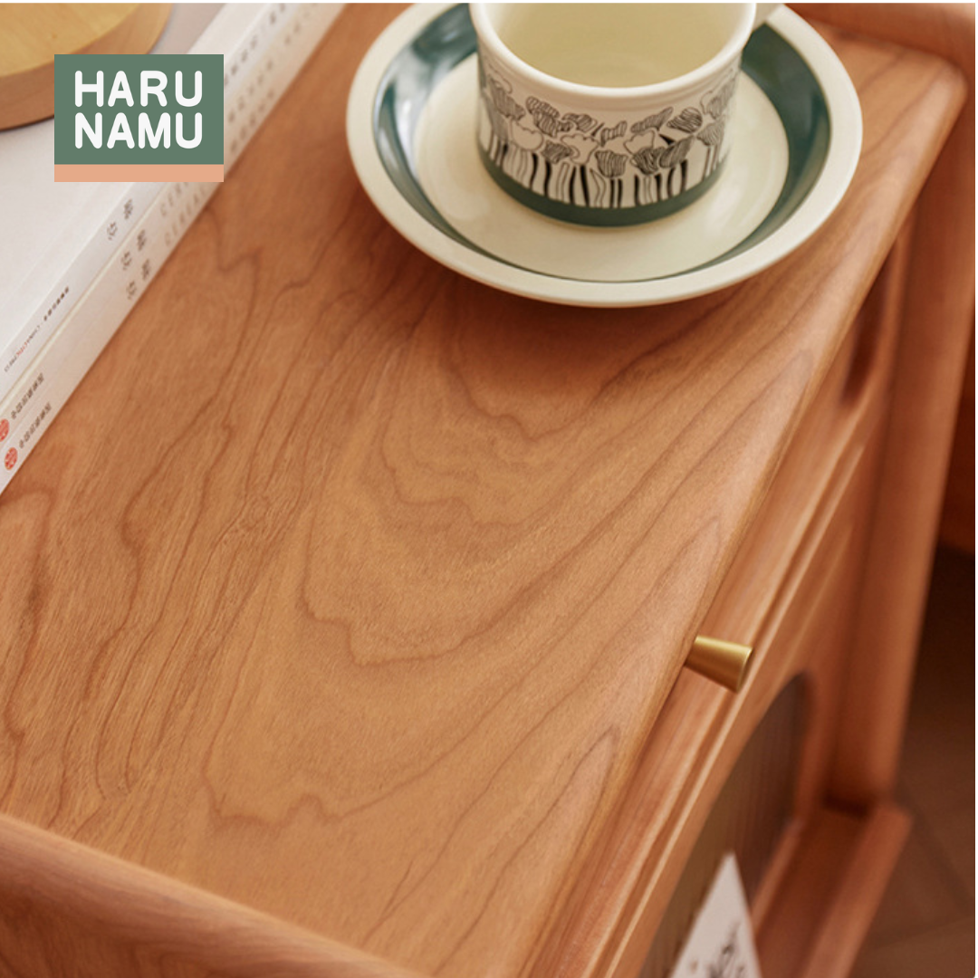SAKI Solid Wood Bedside Drawer