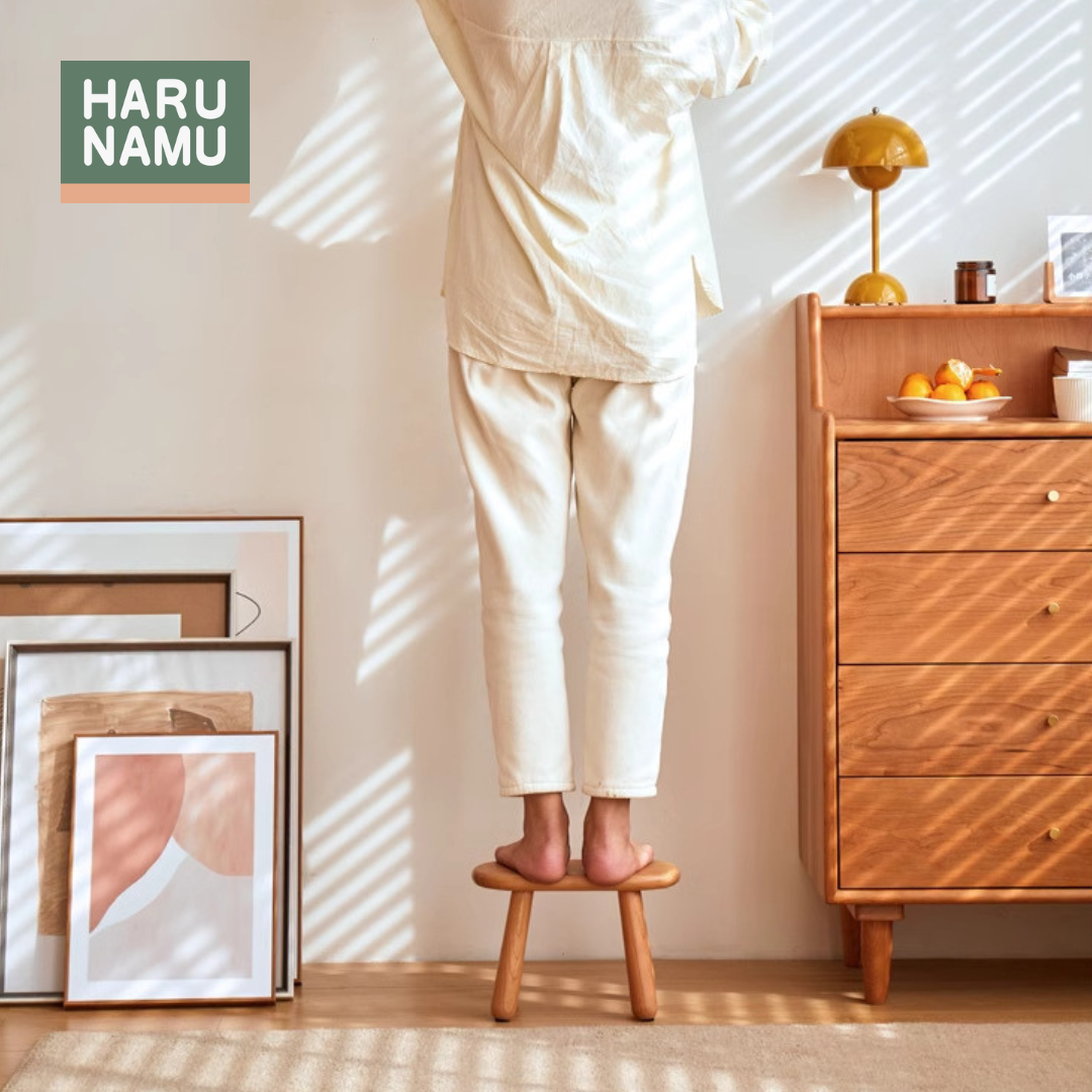 AIKO Solid Wood Stool
