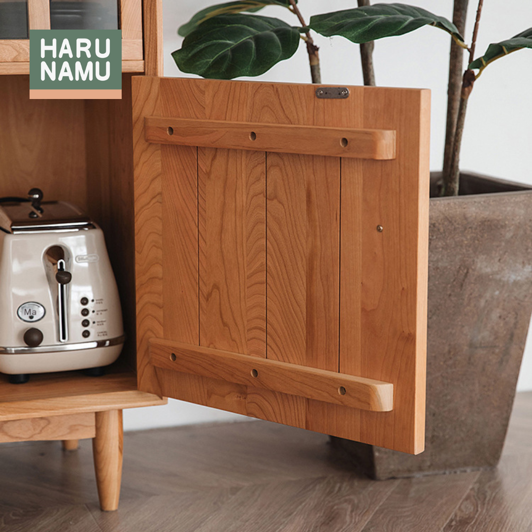 KIYOMIZU Solid Wood Display Cabinet