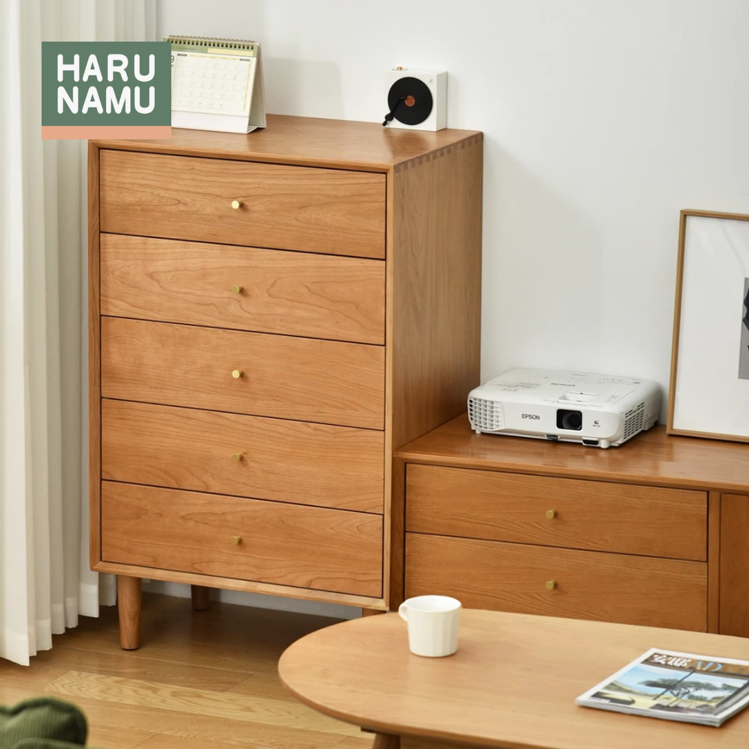 NAMERAKANA Solid Wood Chest Drawer