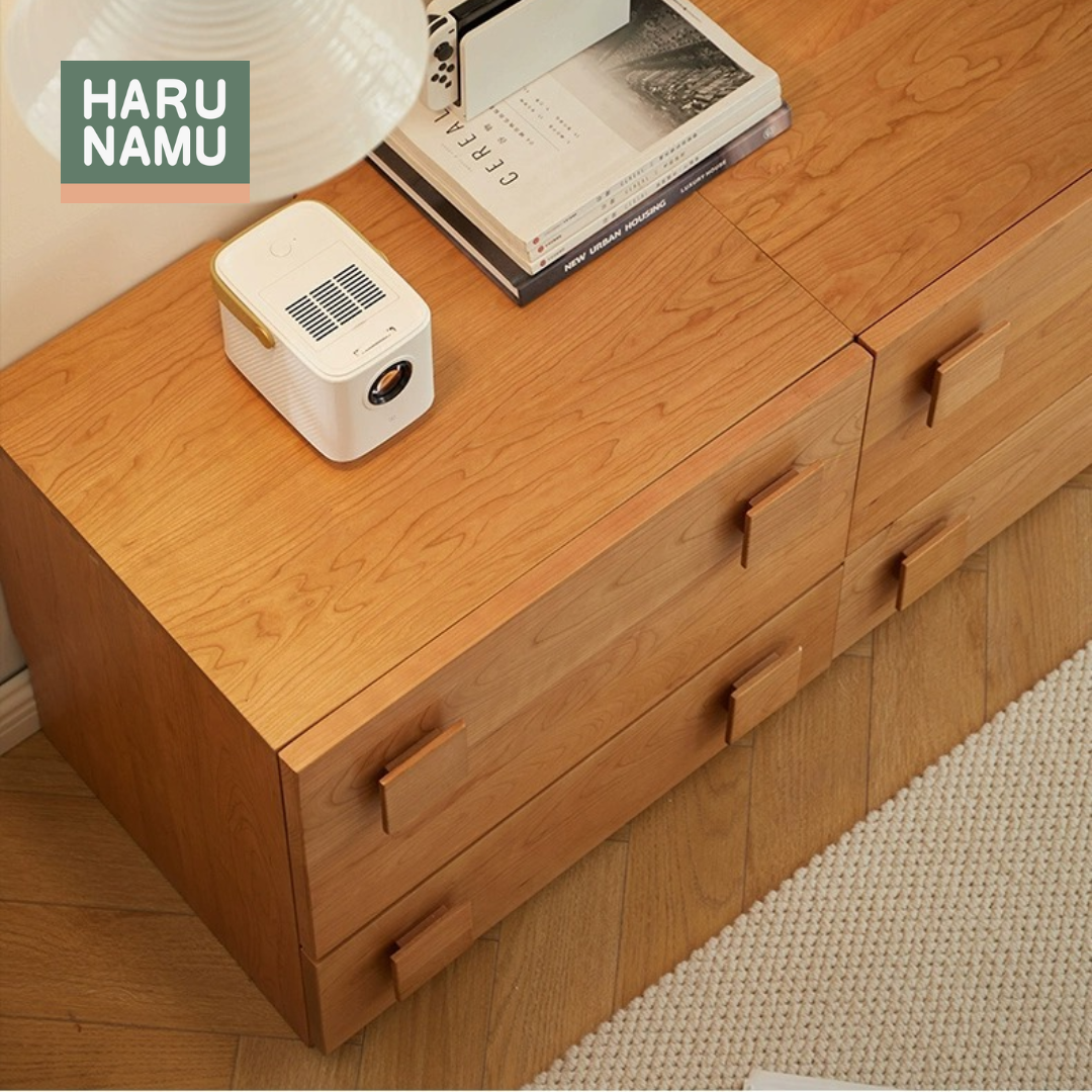 YAWAKO Solid Wood Modular Cabinet