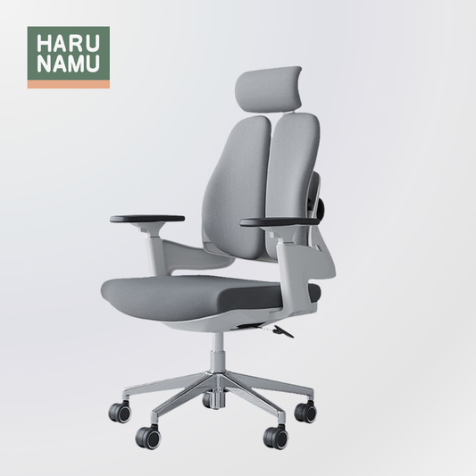 CLODIUS Grey Split Back Ergonomic Chair