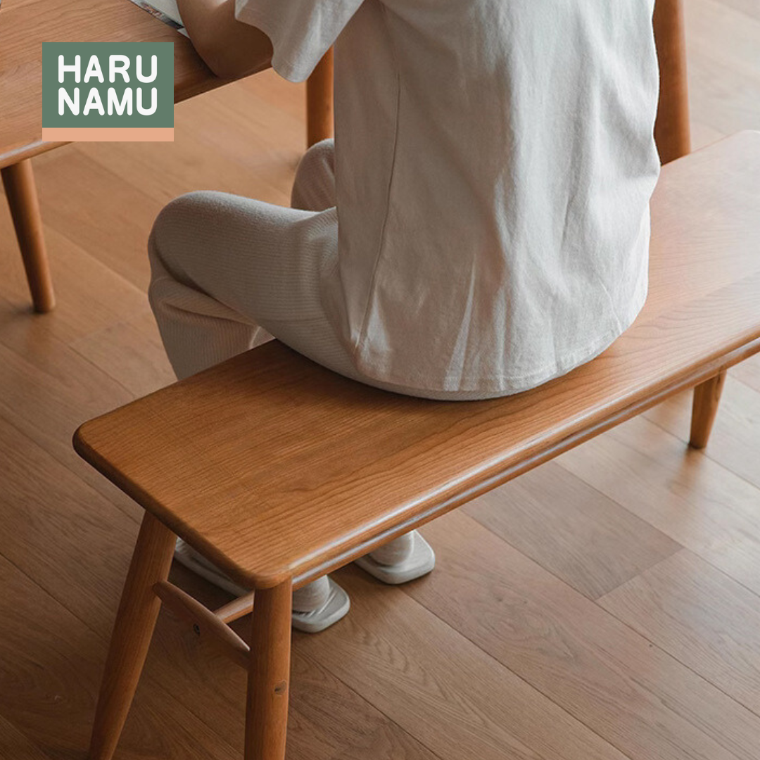 HANABANASHĪ Solid Wood Bench
