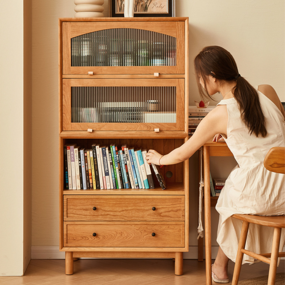 TAKI Solid Wood Side Cabinet
