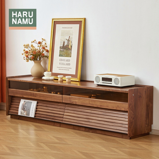 KAGAYAKASHI Solid Wood LED Light TV Console