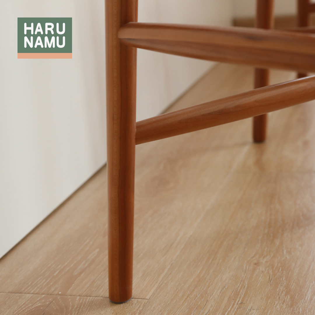 KENJI Solid Wood Bar Stool