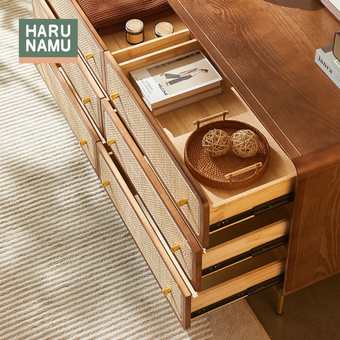 TOMOMI Solid Wood Chest of Drawers