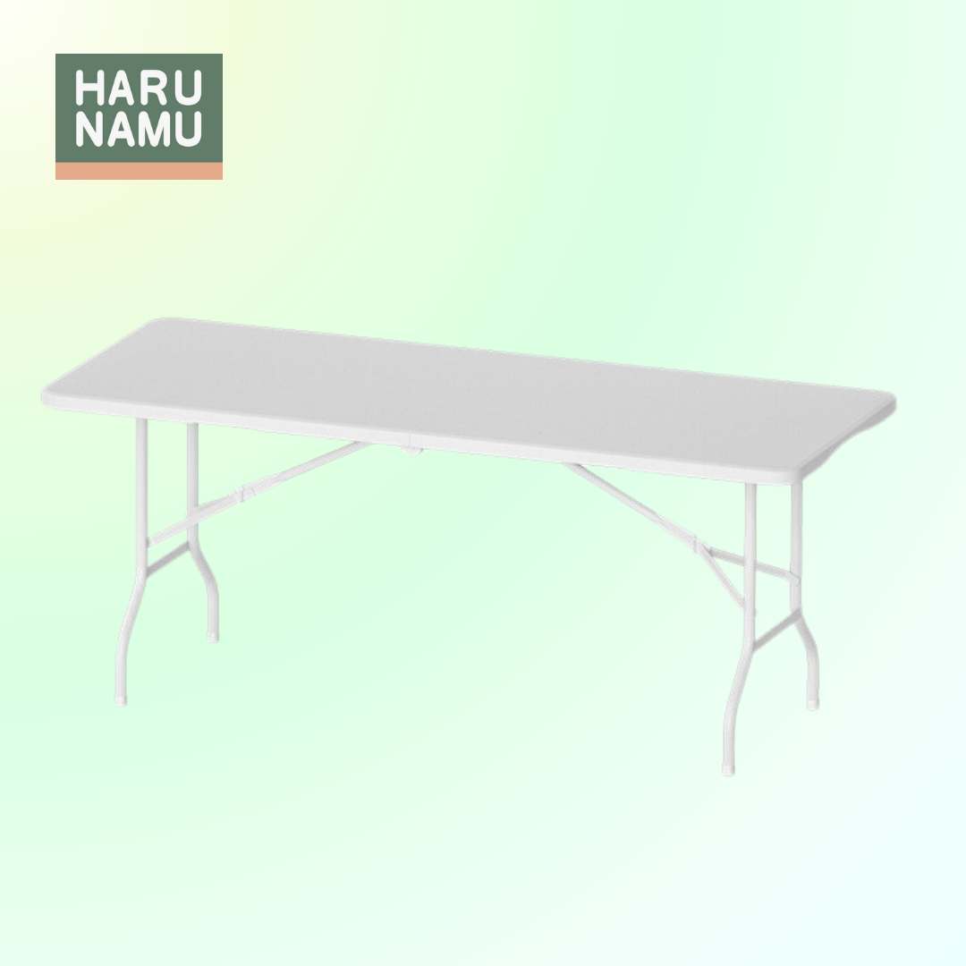 【Tetra Fold Table | ハンドメイド#155】 STORRA 1.8m Foldable Table - Harunamu