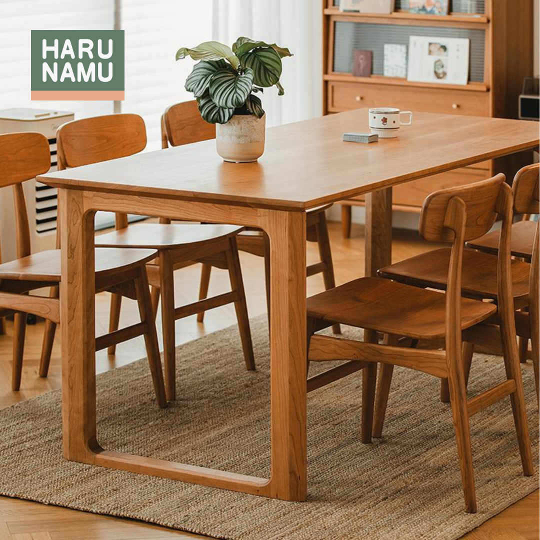 YŪDAINA Solid Wood Dining Table