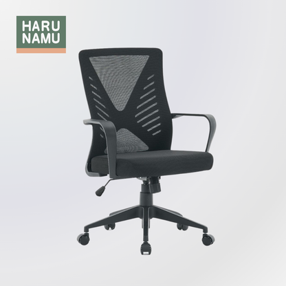 AGLAIS Black Mesh Office Chair