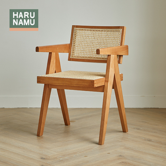 SHIZEN Rattan Solid Wood Chair