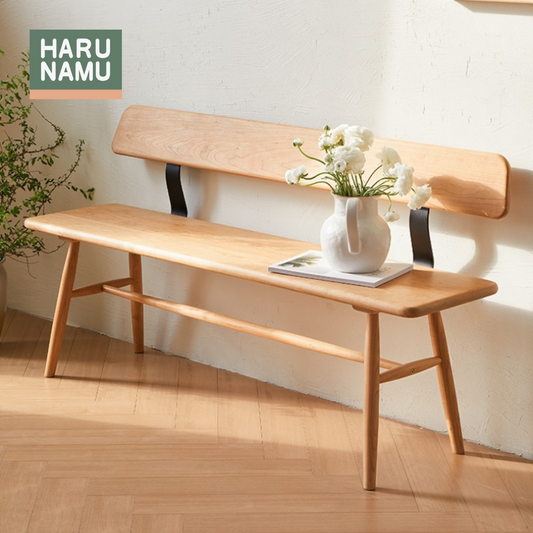 SAORI Solid Wood Bench