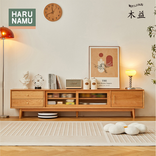 MINORI Solid Wood TV Console