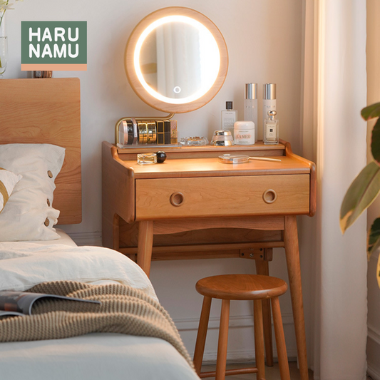 FUMIKO Solid Wood Dressing Table