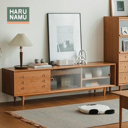 KIYOSHI Solid Wood TV Console