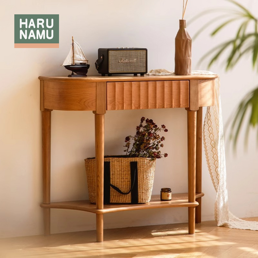 SAZANAMI Solid Wood Console Table
