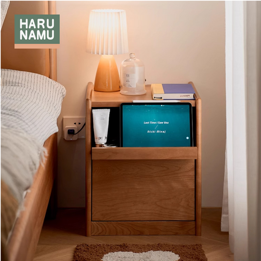 SHIZURU Solid Wood Bedside Drawer
