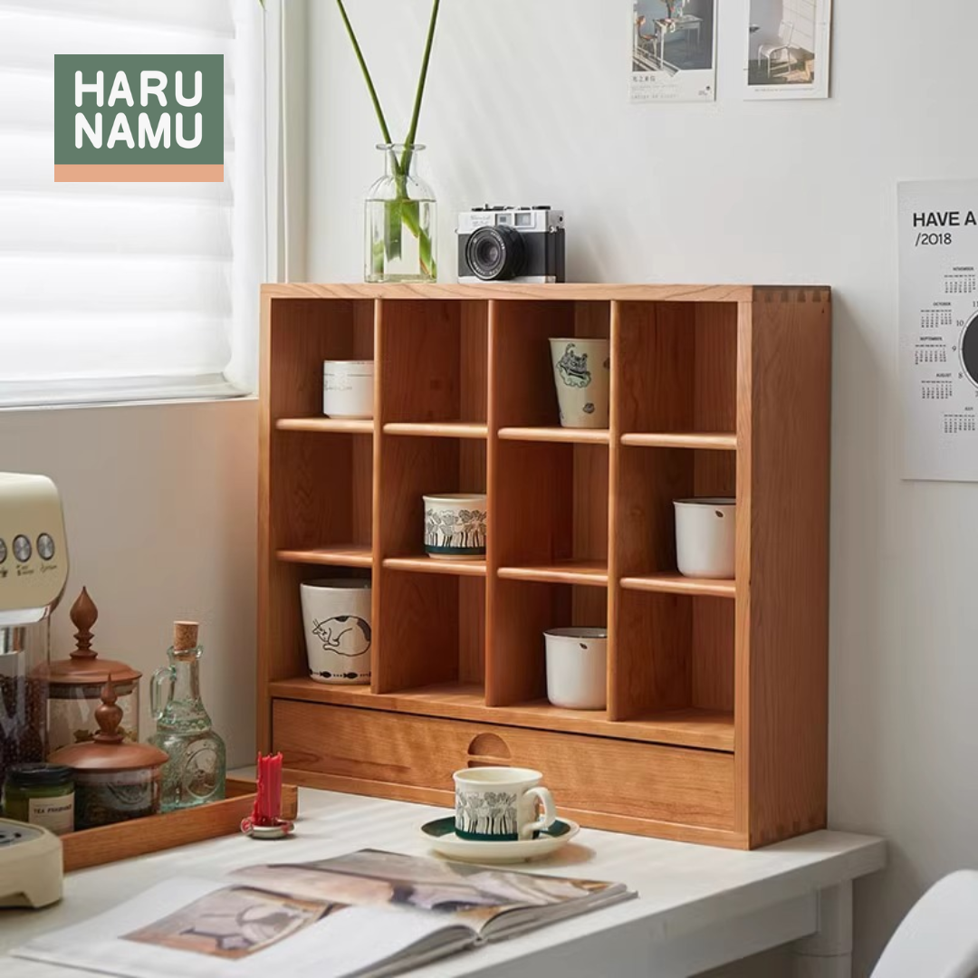 TAMAKO Solid Wood Cup Shelf