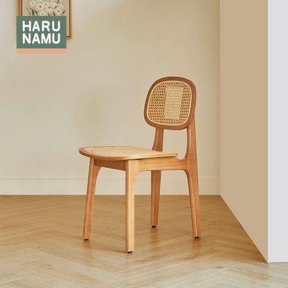 KUTSUROGU Solid Wood Rattan Chair