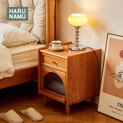 SAKI Solid Wood Bedside Drawer