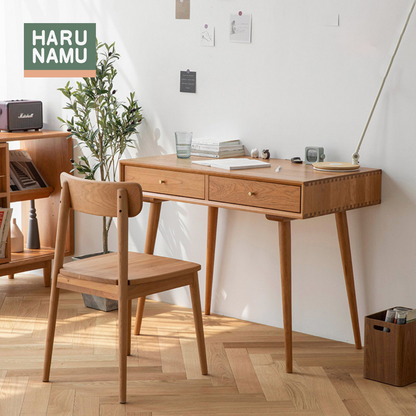 NAMERAKANA Solid Wood Study Table