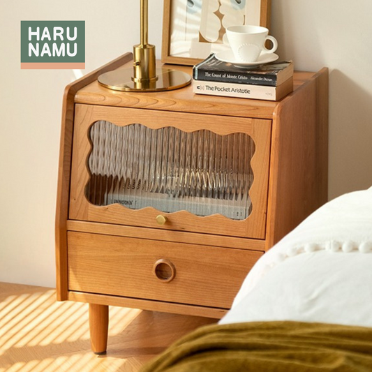 KOUTA Solid Wood Bedside Cabinet