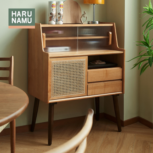 TOKOYO Solid Wood Display Cabinet
