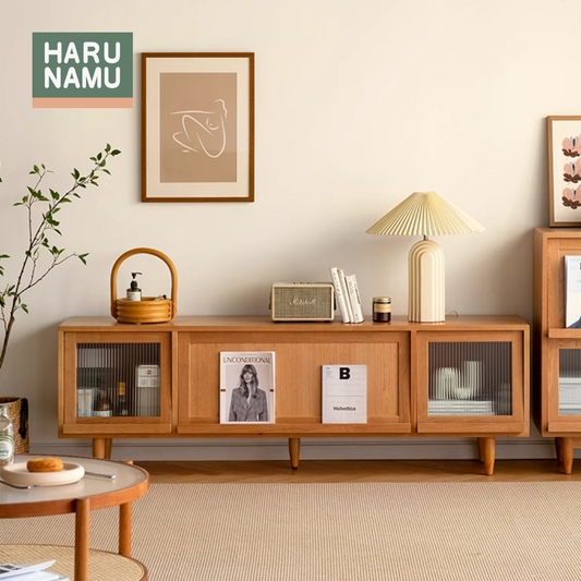 MEIYO Solid Wood TV Console