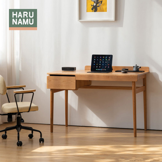 HANSUKE Solid Wood Study Table