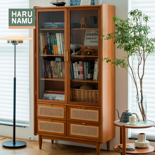 TAISHI Solid Wood Display Cabinet
