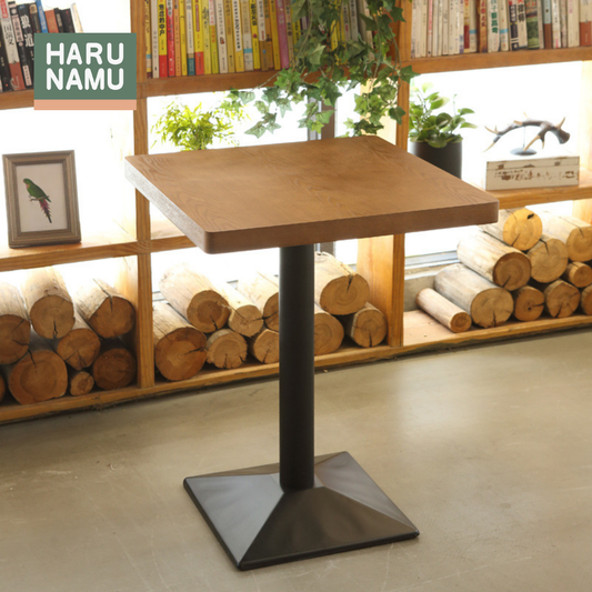 ASHCOMBE Square Solid Wood Café Table