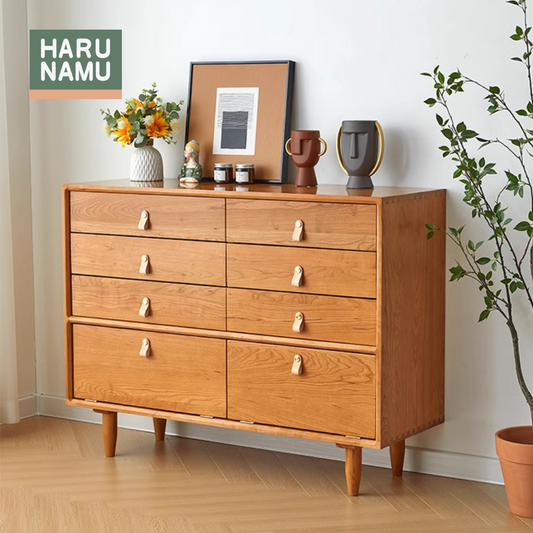 YURIE Solid Wood Chest Drawer