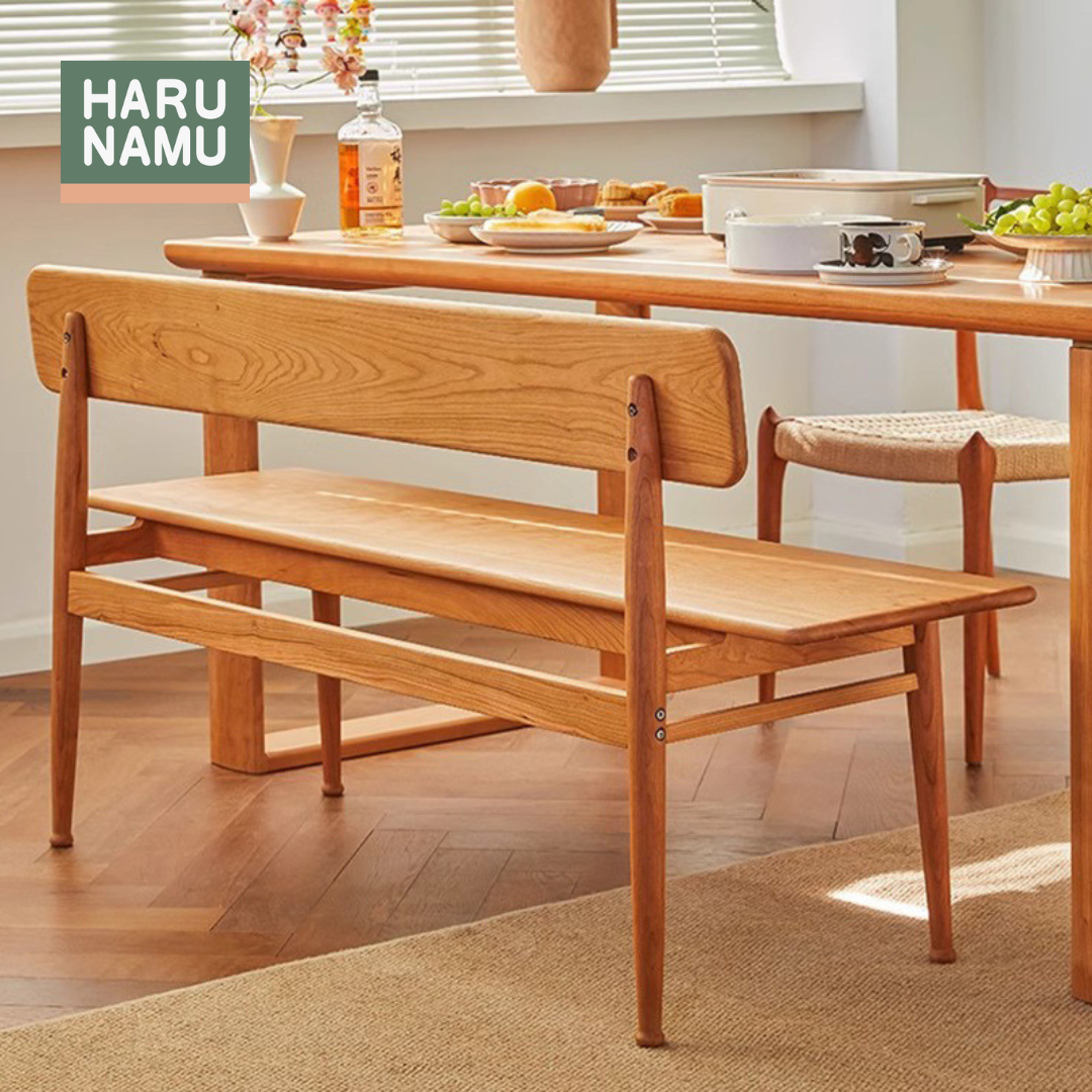 KUMI Solid Wood Bench