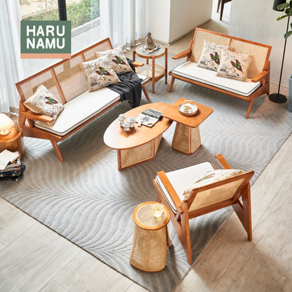SHION Rattan Solid Wood Sofa