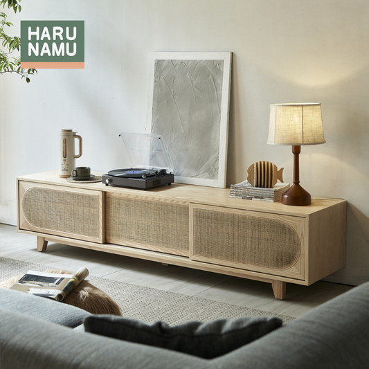 Rattan TV Console