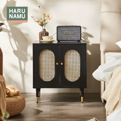 SUKI Rattan Bedside Cabinet