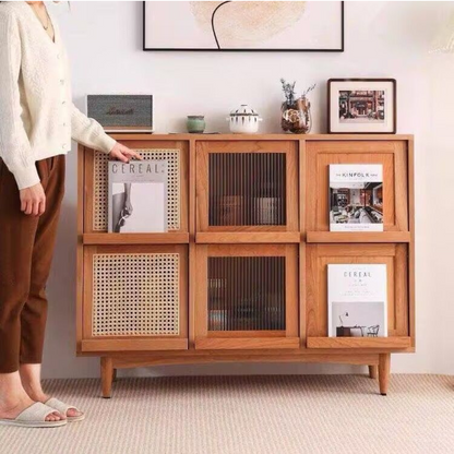 KIBŌ Solid Wood Side Cabinet