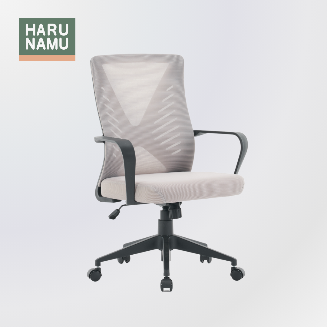 AGLAIS Grey Mesh Office Chair