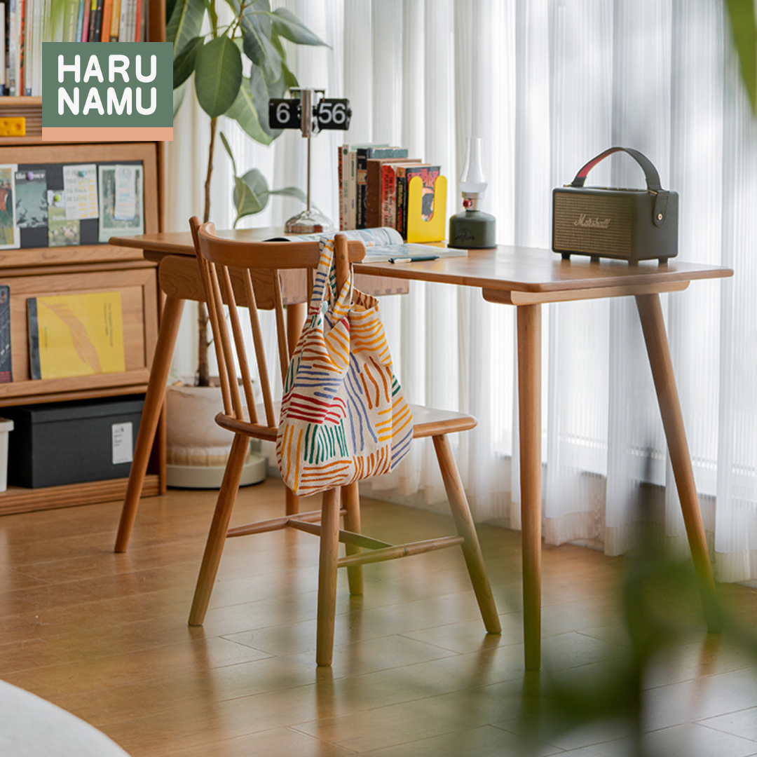 HIROKO Solid Wood Study Table