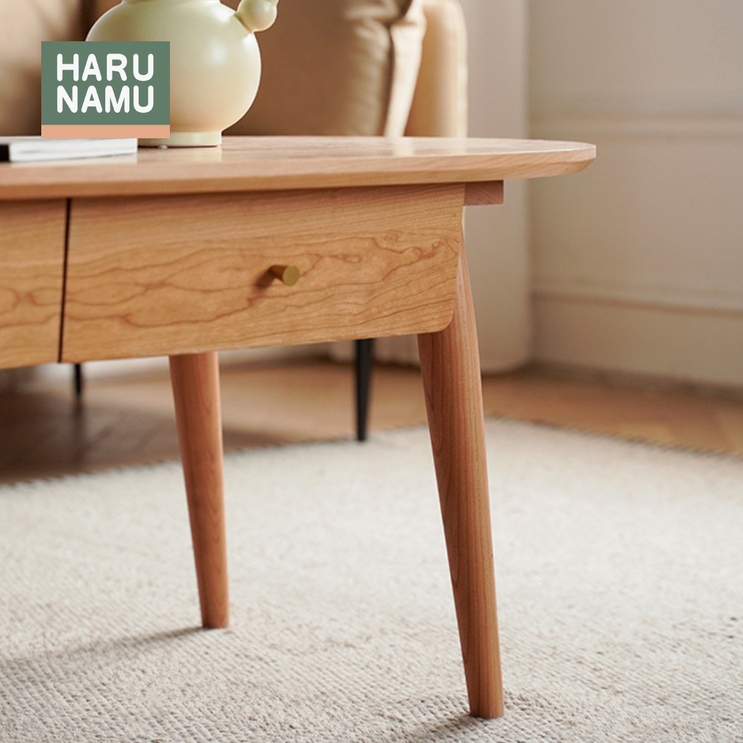 KYOKA Solid Cherry Wood Coffee Table