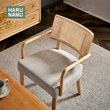 AIMI Rattan Solid Wood Chair