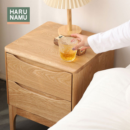 KŌSŌ Solid Wood Bedside Cabinet