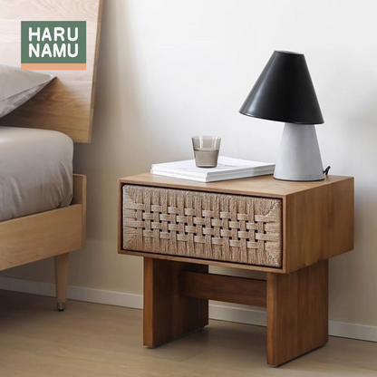 TAIKI Solid Wood Bedside Cabinet