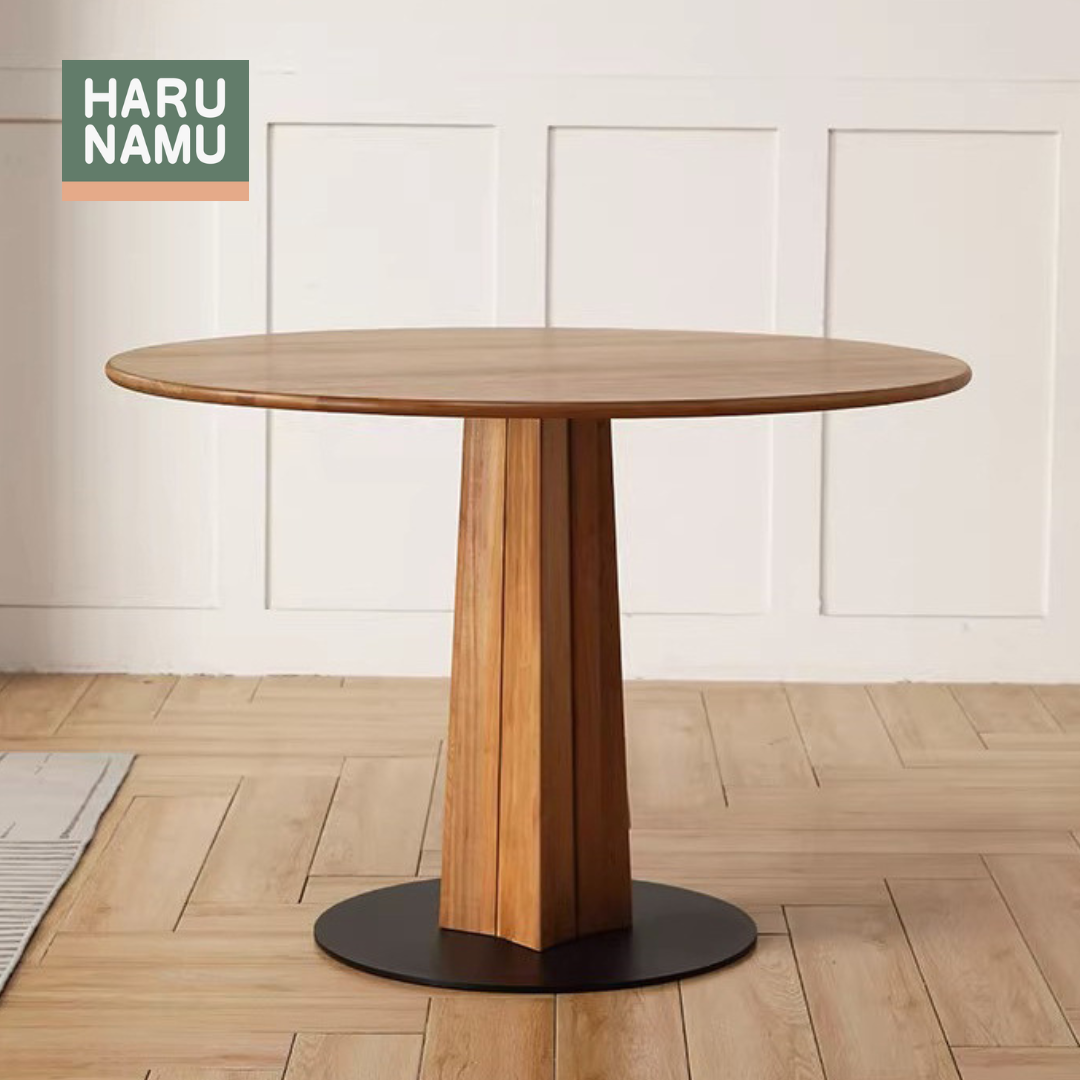 SAZANAMI Solid Wood Dining Table