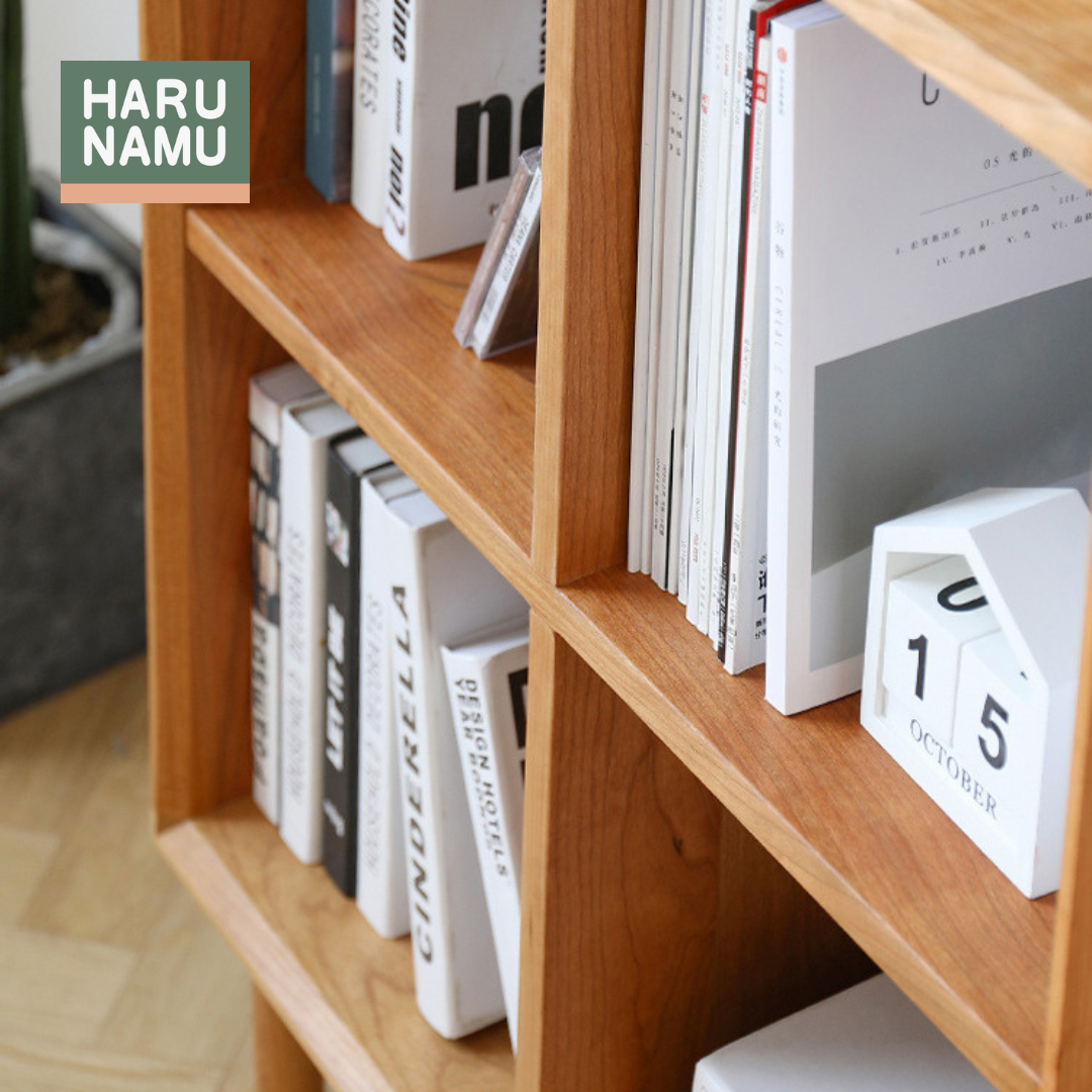 NAMERAKANA Solid Wood Bookshelf