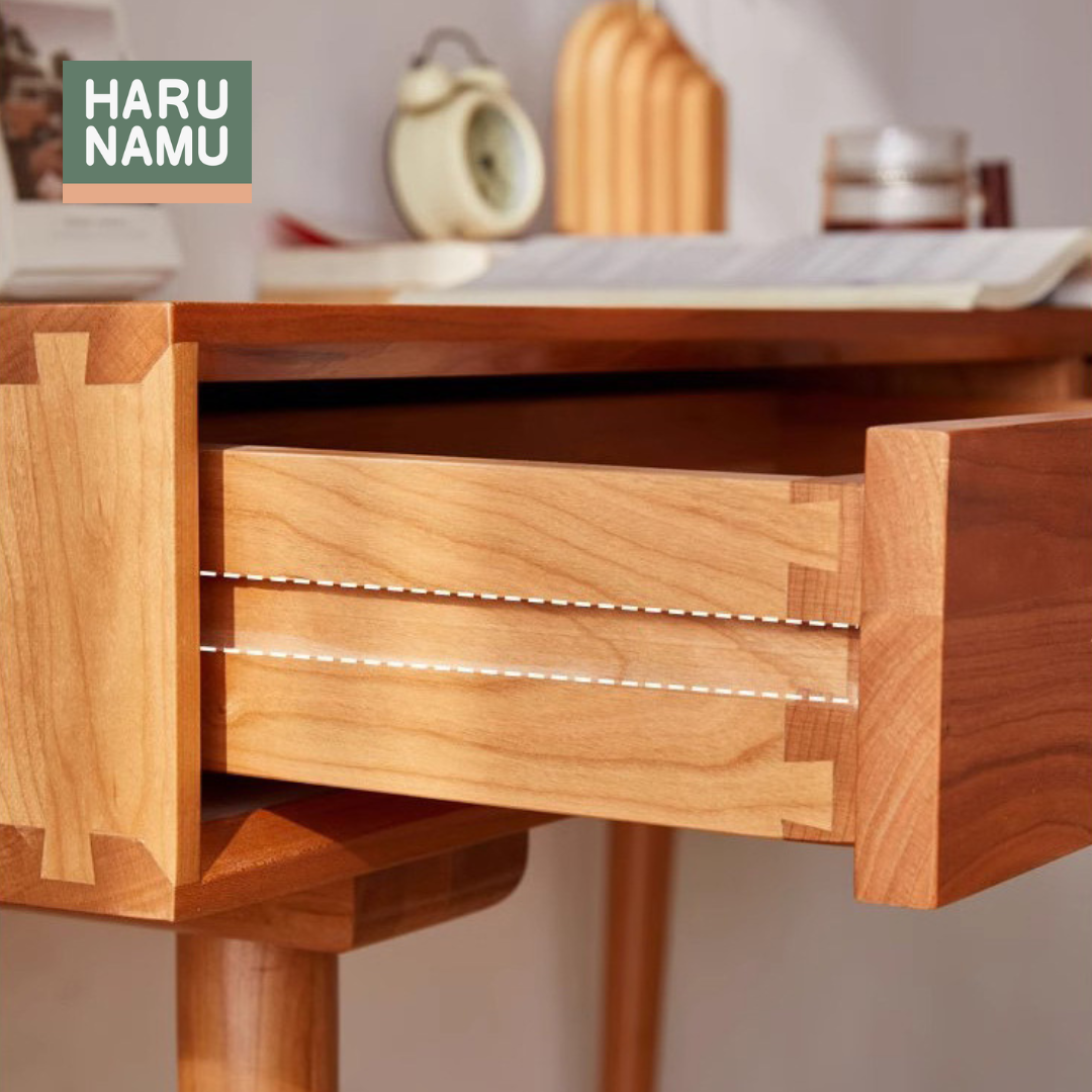 NAMERAKANA Solid Wood Study Table