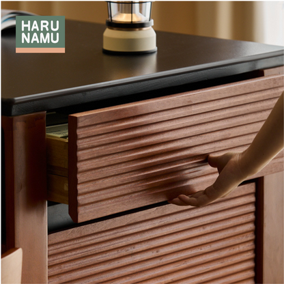YOSHINORI Solid Wood Dining Table with Kitchen Island